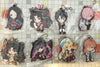 Fate Grand Order Rubber Keychain 8 Piece Set (In-stock)