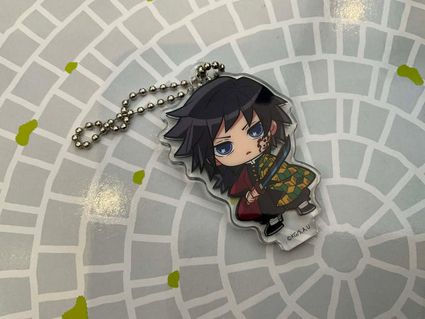 Kimetsu no Yaiba Demon Slayer The Movie Infinite Castle Character Acrylic Keychain Stand 7 Pieces Set (In-stock)