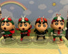 Crayon Shin-chan x Kamen Rider 1 Small Figure 4 Pieces Set (In-stock)