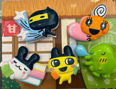 Tamagotchi and Friends Character Clips 5 Pieces Set (In-stock)