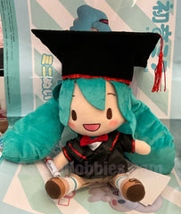 Graduation Fuwapuchi Happy Hatsune Miku Medium Plush