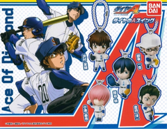 Ace of Diamond Character Figure Keychain 5 Pieces Set (In-stock)