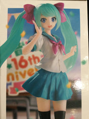 Sega Luminasta Hatsune Miku 16th Anniversary KEI Ver. Prize Figure (In-stock)