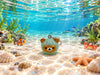 Rilakkuma and Friends Sea Animal Costume Small Figure Keychain 5 Pieces Set (In-stock)