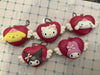 Sanrio Characters Angel Hearts Light Up Figure Keychain 5 Pieces Set (In-stock)