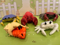 Colourful Crabs Cable Holder Figure Vol.3 5 Pieces Set (In-stock)