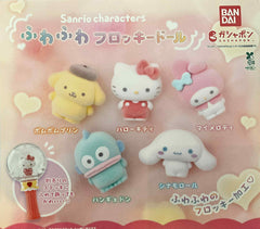 Sanrio Characters Chubby Standing Velvet Small Figure 5 Pieces Set (In-stock)