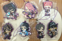 Touken Ranbu Kiwame Rubber Character Keychain Vol.4 7 Pieces Set (In-stock)