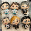 K2 Station Haikyuu Characters Small Chubby Plush Keychain Vol.2 6 Pieces Set (In-stock)