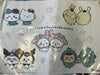 Chiikawa x Sanrio Characters Momonga Kuromi Medium Plush (In-stock)