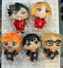 K2 Station Haikyuu Characters Small Chubby Plush Keychain Vol.1 5 Pieces Set (In-stock)