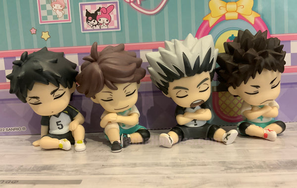 Haikyuu Characters Sleeping on Shoulder Figure Vol.2 4 Pieces Set (In-stock)