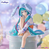 FuRyu Hatsune Miku Sakura Noodle Stopper Figure Blue Rabbit Ear Hood Ver. (In-stock)