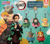 Stasto Kimetsu no Yaiba Demon Slayer Characters Bandaid Small Figure Keychain 5 Pieces Set (In-stock)