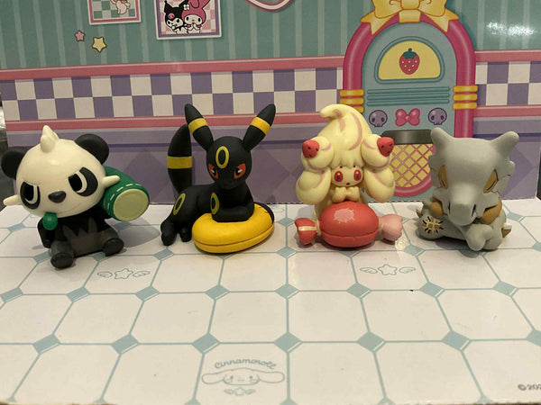 Pokemon Sleeping with Pillow Small Figure Vol.6 4 Pieces Set (In-stock)