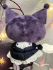 Sanrio Gothic Devil Kuromi Small Plush Keychain (In-stock)