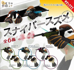 Kitan Club Kotoris Holiday Sniper Sparrow Birds Small Figure 6 Pieces Set (In-stock)