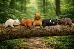 Baby Kuma Bear Sleeping Small Figure 5 Pieces Set (In-stock)