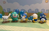 Sanrio Characters with Blue Balloons Small Figure Keychain 5 Pieces Set (In-stock)