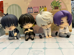Blue Lock Characters Sleeping on Shoulder Figure 4 Pieces Set (In-stock)