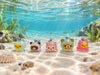 Rilakkuma and Friends Sea Animal Costume Small Figure Keychain 5 Pieces Set (In-stock)