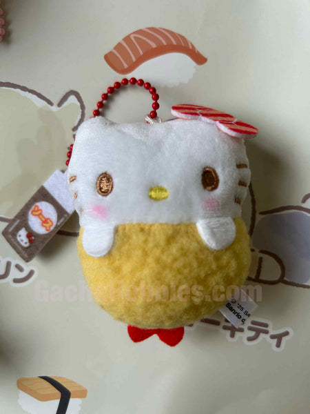 Sanrio Characters Hello Kitty Shrimp Tempura Small Plush Keychain (In-stock)