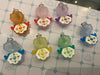 Mermaid Melody Pichi Pichi Pitch Shell Pendant Figure Keychain 7 Pieces Set (In-stock)