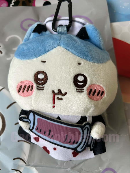 Chiikawa and Friends Halloween Hachiware Coin Pouch Small Plush Keychain (In-stock)