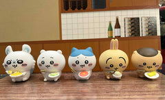 Chiikawa and Friends Eating Time Small Figure 5 Pieces Set (In-stock)
