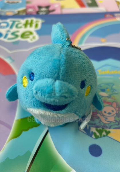 Bandai Tamagotchi Paradise Dolphintchi Small Plush Keychain (In-stock)