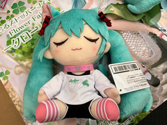 Taito Hatsune Miku Small Plush Type A Nekomimi T-Shirt Ver. (In-stock)