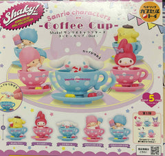 Sanrio Characters Coffee Cup Shakey Bobblehead Doll Collection Small Figure Vol.2 5 Pieces Set (In-stock)