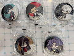 Blue Lock Characters Badge with Clear Case 5 Pieces Set (In-stock)