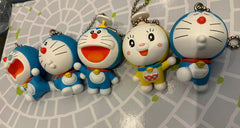 Doraemon 50th Anniversary Character Figure Keychain 5 Pieces Set (In-stock)