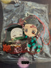 Bandai Demon Slayer Kimetsu no Yaiba Rubber Keychain 12 Pieces Set (In-stock)