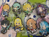 Sword Art Online 10th Anniversary Flat Rubber Keychain 8 Pieces Set (In-stock)