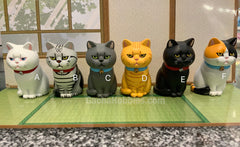 Cat in Paper Bag Figure 6 Pieces Set (In-stock)