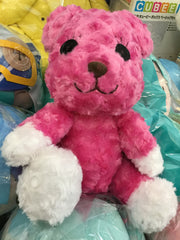 Post Pet Fun Factory Long Fur Pink Bear Medium Plush (In-stock)