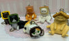 Anicolla Series Neko Toast Figure Keychain 6 Pieces Set (In-stock)