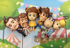 Toy Story 4 Six Piece Keychain Set (In Stock)
