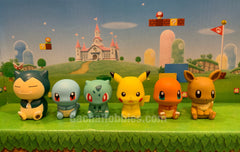 Pokemon Sword and Shield Figure Clip Vol.1 6 Pieces Set (In-stock)