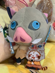 Kimetsu no Yaiba Demon Slayer x Rasca Inosuke Hashibira Medium Plush Keychain (In-stock)