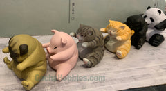 TABESUGIMASHITE Animal Stretching Mini Figure 6 Pieces Set (In-stock)
