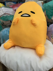 Gudetama on Egg White Standing Plush (In-stock)
