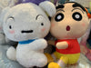 Crayon Shin-Chan Shiro Dog Hugging Together Medium Plush (In-stock)