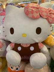 Sanrio Hello Kitty Checkered Pattern Giant Plush (In-stock)
