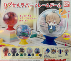 Character Keychain Display Case with Background 5 Pieces Set (In-stock)