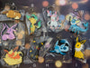 Pokemon Sun & Moon Collection Flat Rubber Keychain 9 Pieces Set (In-stock)