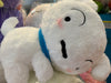 Crayon Shin-Chan Shiro Dog Hugging Together Medium Plush (In-stock)
