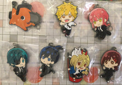 Chainsaw Man Characters Rubber Keychain 7 Pieces Set (In-stock)